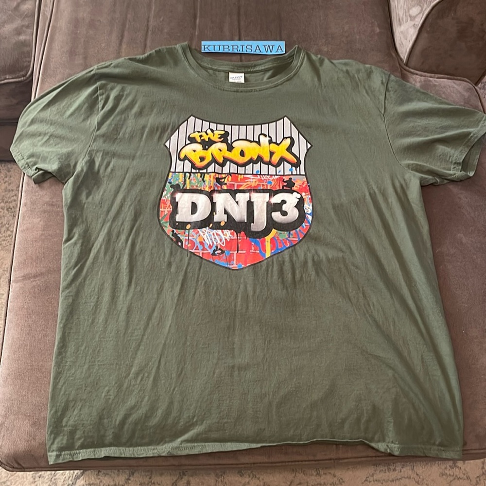 Amazon Logistics AMZL DNJ3 The Bronx 2XL 100% Cotton Sage Green T-Shirt